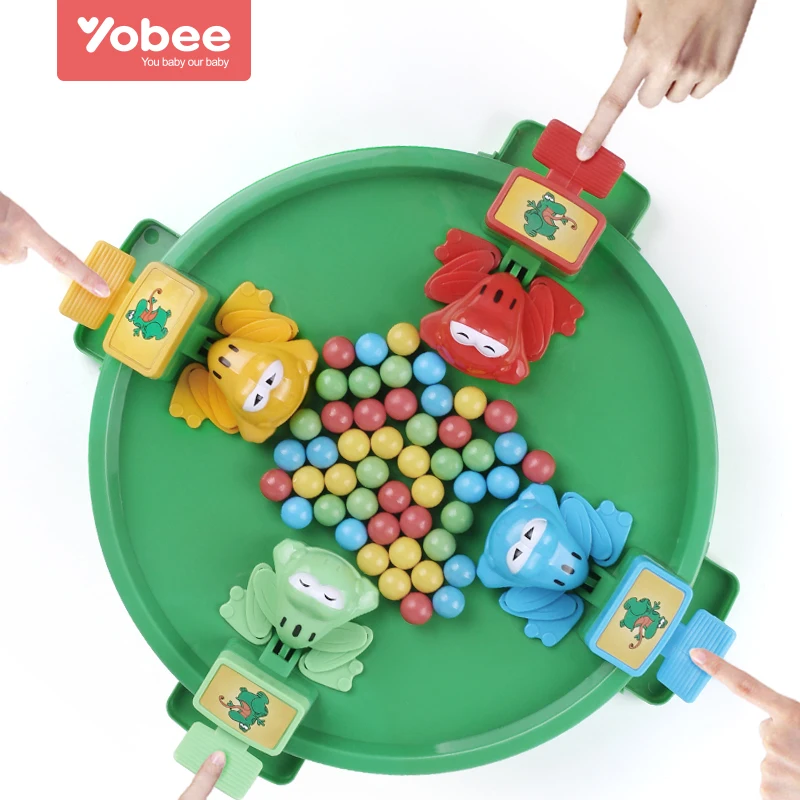 Yobee кормления лягушки игры PK Настольная игра детей Настольный интерактивный