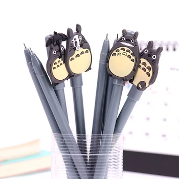 

1PC Writing Tool Supplies Cute My Neighbor Totoro Gel Ink Pen Escolar Office Gel Pens Learning Essential Stationery Child Gifts