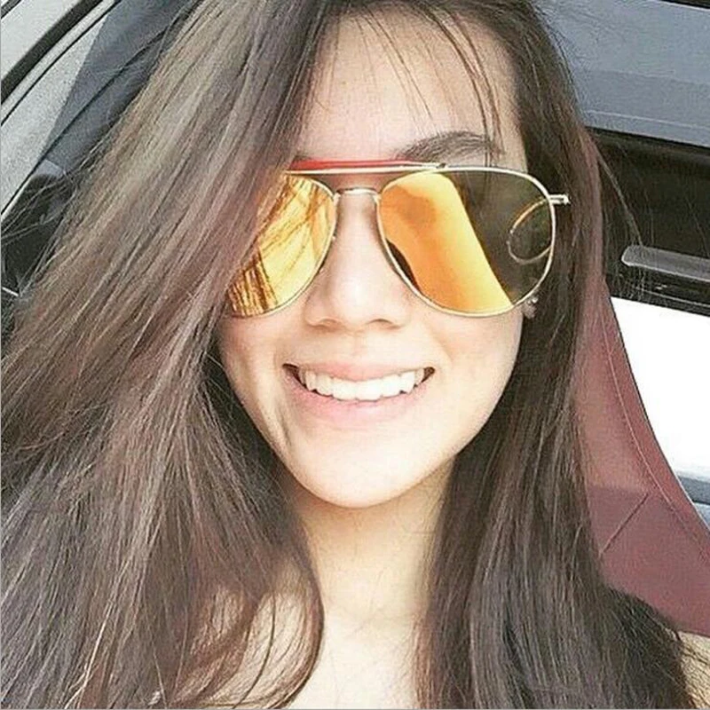 

FEISHINI UV Protection Sunglass Men Driving Pilot Stainless Steel Oversized Sunglasses Polarized Women Brand Designer