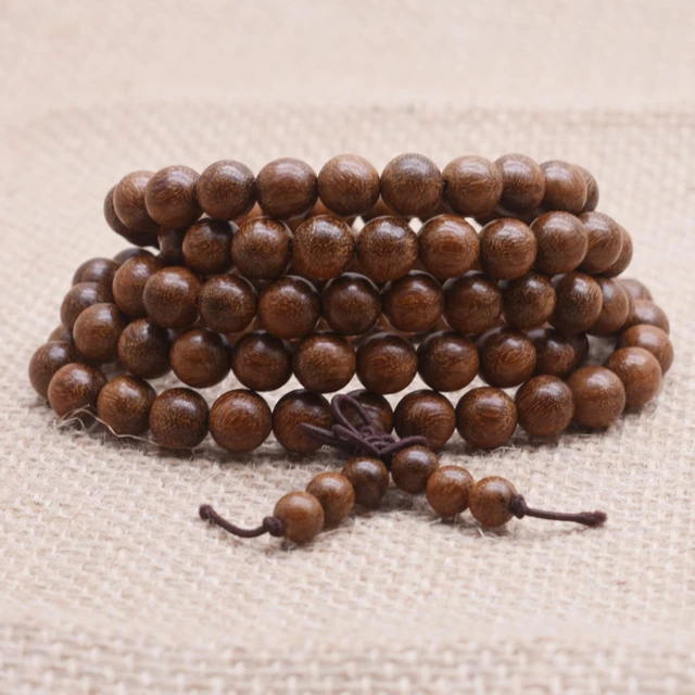 Natural Wooden Bracelet Tibetan Buddhist Bead Chain 20mm Necklace Wear  Genuine Bead Chain Used As Rosary Or Carrying Beads - Bracelets - AliExpress