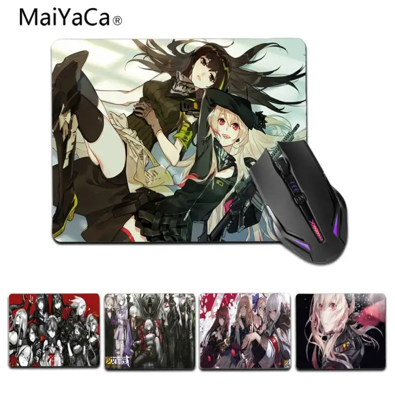 

MaiYaCa Non Slip PC Girls Frontline Customized laptop Gaming small mouse pad Size 25x29cm 18x22cm Rubber Mousemats