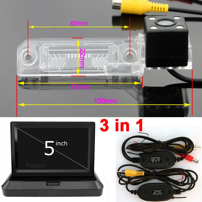 

Vehicle Wireless Car Camera Monitor for VW Skoda Superb Magotan Touran Passat Jetta Caddy Golf Multivan T5 Transporter Bora Polo