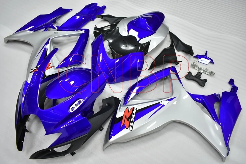 Fairing for Suzuki GSXR600 2006 2007 K6 Blue White Black Body Kits GSX