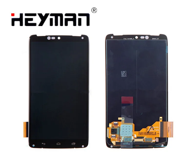 Heyman LCD For Motorola XT1254 Droid Turbo LCD Display with Touch Screen Digitizer Glass Housing Replacement parts