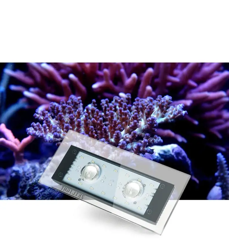 

Zetlight AQUQ WIFI LED ZA1201 ZA1201L ZA1201WIFI Full spectrum seawater coral lamp, through APP control light .AquariumLED lamp