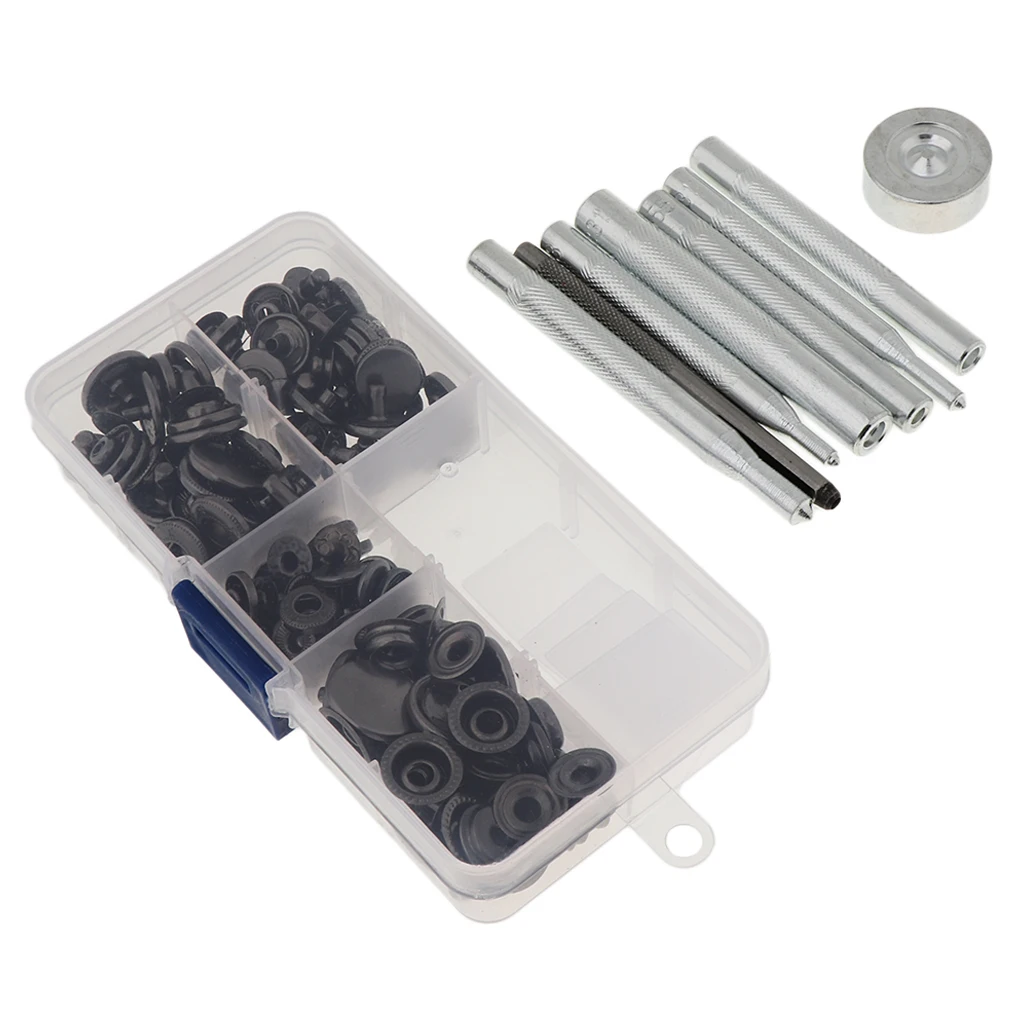 40 Set Wholesale Snap Buttons Press Studs with Fixing Tool DIY Jewelry Making Supplies Findings