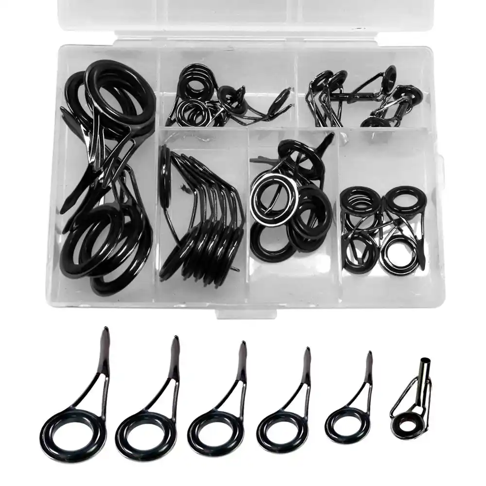 35pcs Lot Spinning Rod Guides Spare Parts Repair And Tips Top Fishing Rod Top Tips Replacement Fishing Accessories Spinning Rod Fishing Rodrod Top Aliexpress