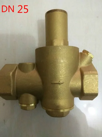 Латунь DN25 " воды Давление регулятор Клапаны без Давление датчик Давление поддержания Клапан воды Давление снижение Клапан