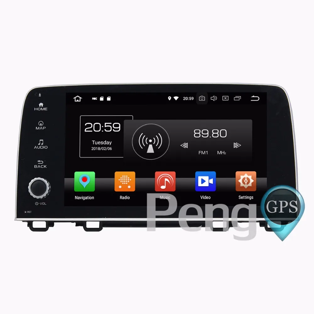 Sale 4G+32G Octa Core 2 Din Stereo Android 8.0 Car Radio for Honda CRV 2017  GPS Navigation CD DVD Player Bluetooth headunit 1