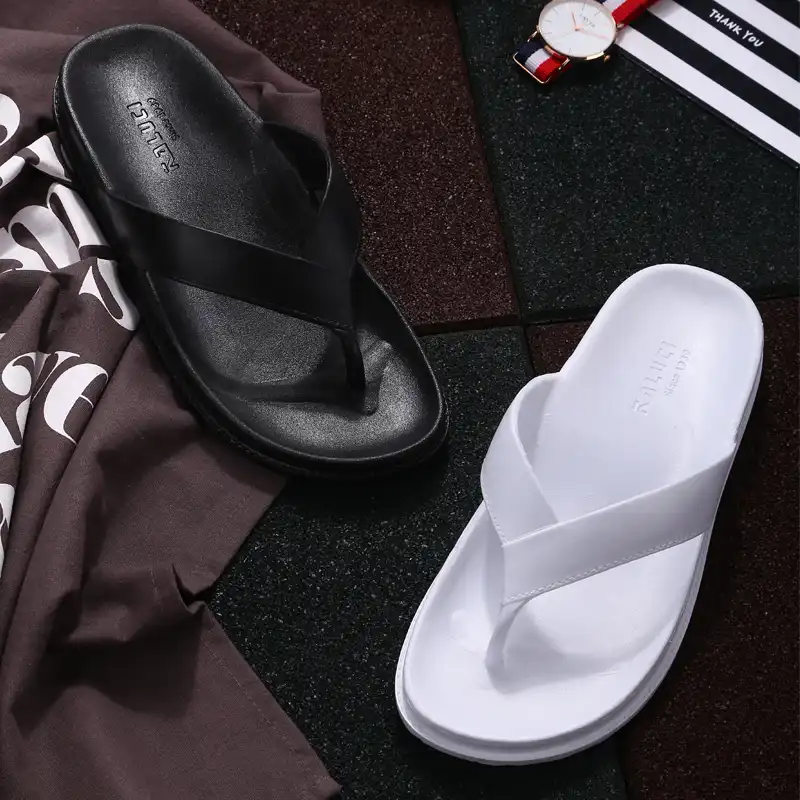 chanclas blancas hombre