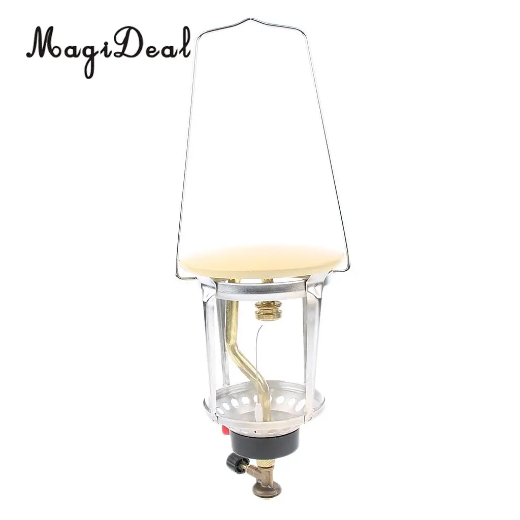 Mini Outdoor Portable Outdoor Camping Light Butane Gas Lantern Propane Bottle Flat Tank Lamp Light