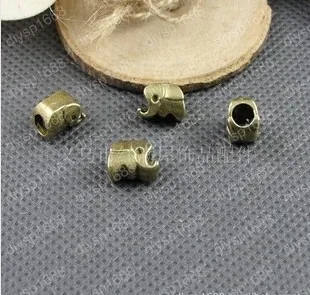 

(A2833)11*9MM elephant Perforated beads fantasy copper for necklace Jewelry Findings,Accessories,pendant,Alloy Antique
