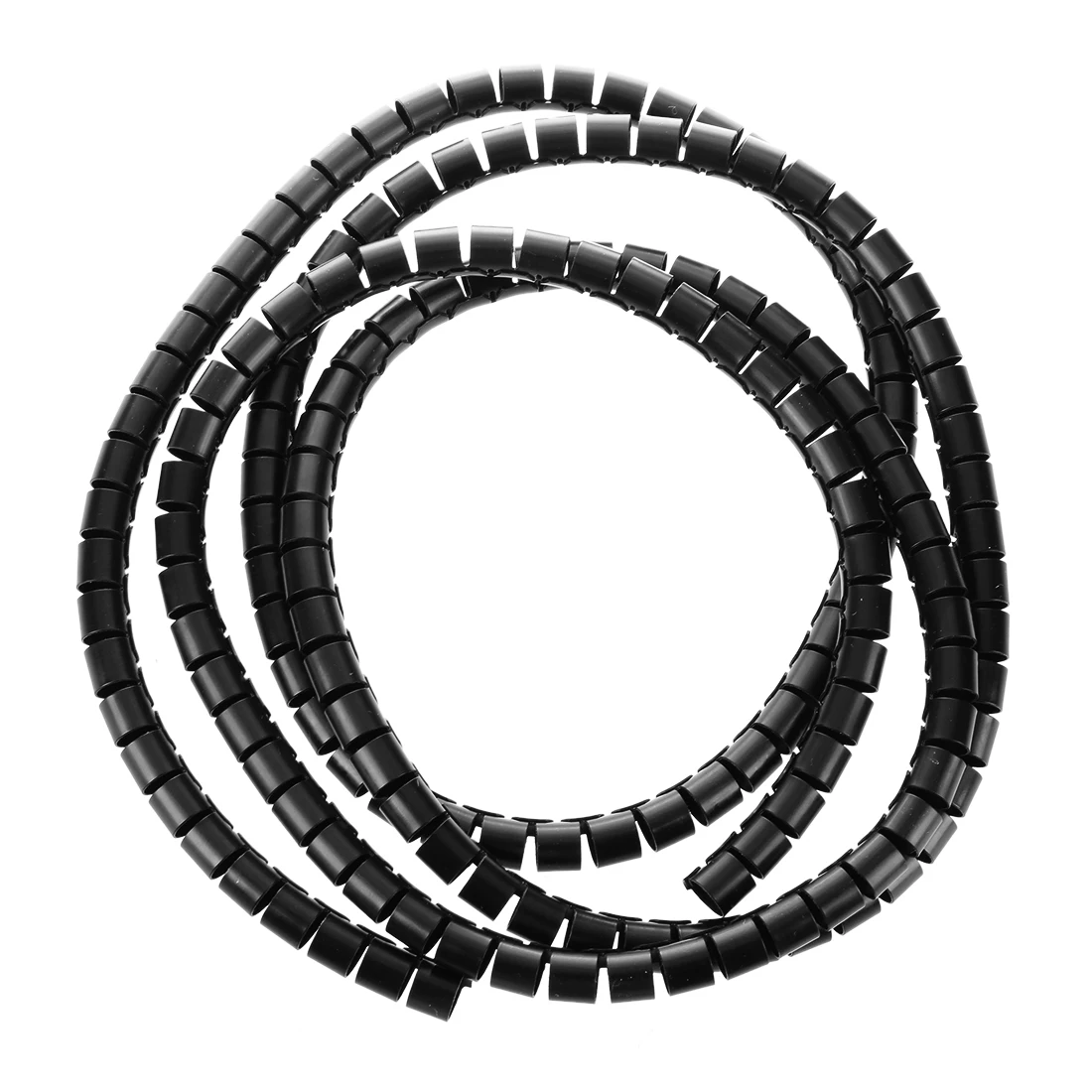 

2m Cable Cord Tidy PC TV Wire Organising Tool Spiral Wrap Home Office With Clip