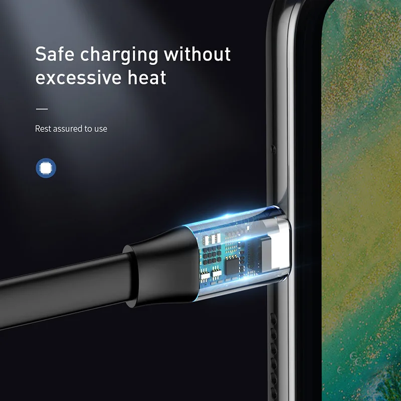 Кабель Baseus USB C 5 А кабель Type для Huawei P30 P20 Mate 30 20 P10 Pro Lite быстрой зарядки Xiaomi c|Кабели
