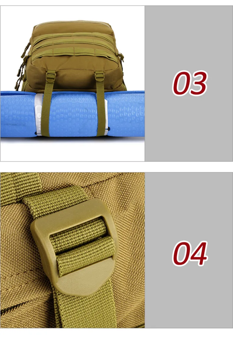 Bolsa de Desporto Mochila de Escalada dos Homens ao ar Mochila de Viagem Mochila Militar Quente Braço Livre Camuflagem Tático Multifuncional Xa982wd 55l 19 Mochila Militar 55L Quente Braço Saco de