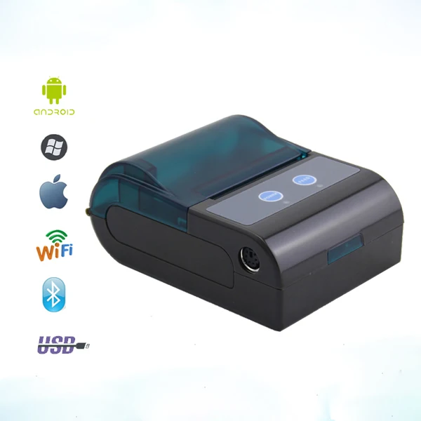 Portable 58mm Thermal Bluetooth Printer Wifi Wireless Receipt Printer