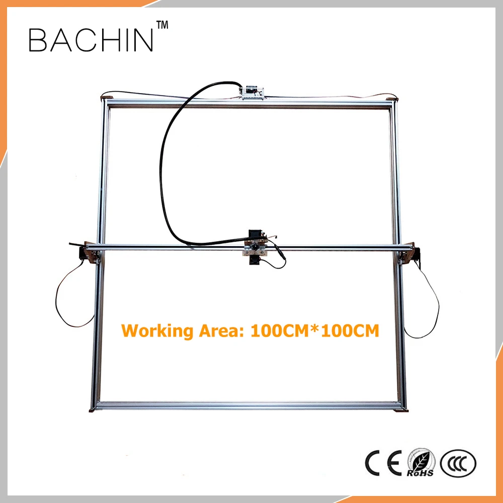 

1M*1M Laser Cutter Engraver 500MW/2500MW/5500MW 100CM Work Area Laser Cutting Engraving Machine Wood Cutter Carving 7000MW for Metal Marking
