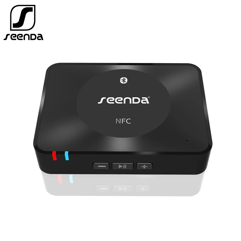 

Seenda Bluetooth 4.1 Wireless Adapter Aux 3.5mm Bluetooth Audio Receiver Music Adapter for Car Speaker Bluetooth Audio Receiver