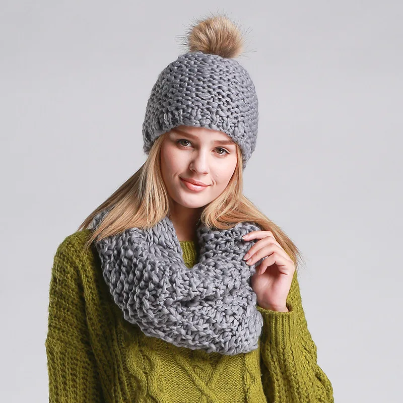 wool scarf hat
