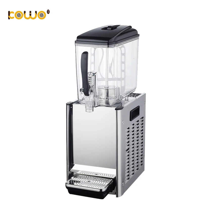 

Commercial beverage juice machine automatic electric cold drinks machine cold fruit juice dispenser 1 tank 12L capacity