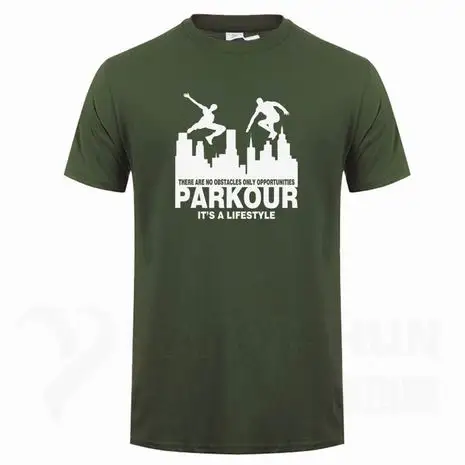Мужская футболка с принтом «городской Паркур», Нет препятствий, только футболка с принтом «opportuity», это стиль жизни, Мужская футболка