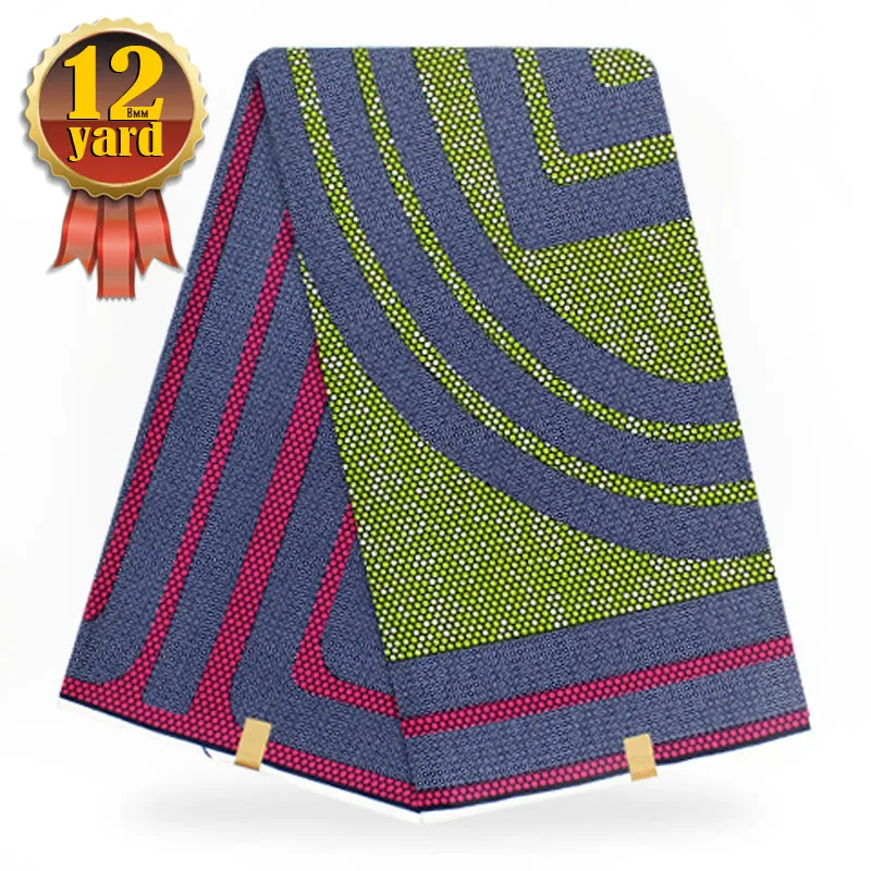 Tissu африкен воск Бродер Гана восковой печати ткань tissu java Воск для 2018 12 двор/ много