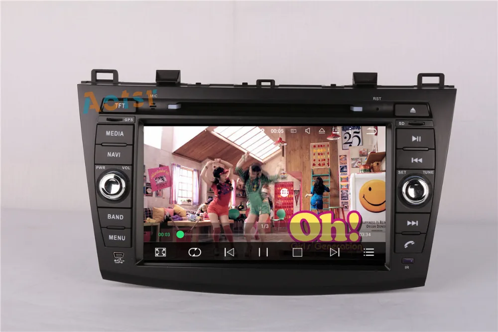 Best 8" Quad Core Android 7.1 GPS Navigation Car DVD Player Car Stereo Car Radio Headdunit For Mazda 3 Axela 2009 2010 2011 2012 2013 1