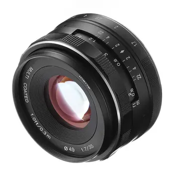 

MEIKE 35mm F1.7 Large Aperture Manual Focus Prime Lens for EOS NEX Fujifilm FX Nikon M4/3 mount cameras