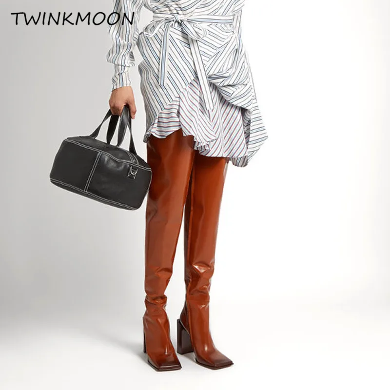 Leather Long Boot04