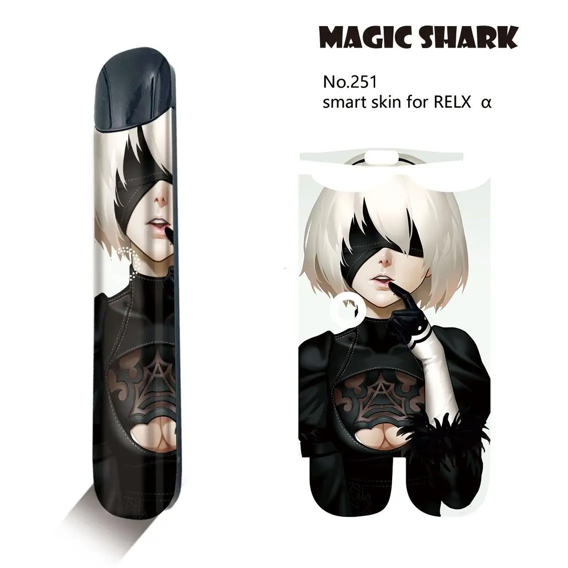 Чехол для телефона Magic Shark тканевый чехол с черепом Neil 2B блестящий сексуальный