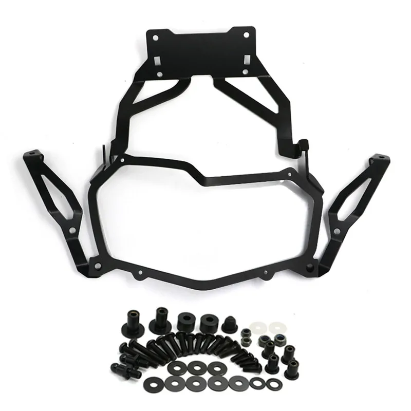 

For BMW F850GS F750GS 2018 2019 Motorcycle Headlights glasses Protection Net Guard Cover Mounting Screws Quick Release Bracket