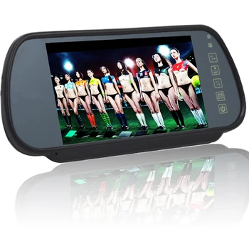 

7Inch Screen TFT LCD display Car Rear View Mirror Monitor car monitor Auto Vehicle Parking Rearview For Reverse HD Two inputs