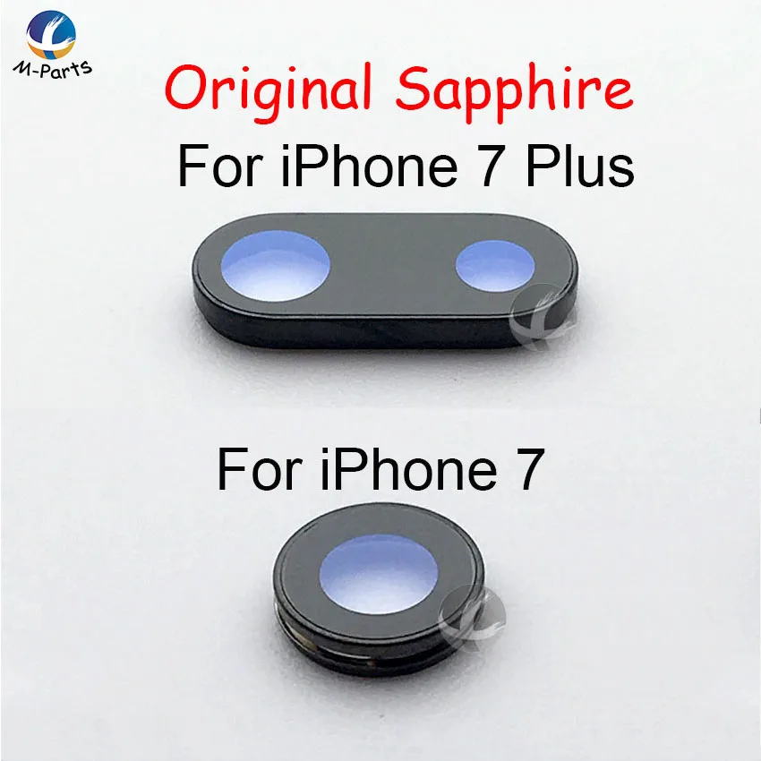 1pc 100% Original Sapphire For iPhone 6 6P 6S 6SP 7 7P 8 8P Plus Back
Camera Cover Lens Crystal Protector Glass Lens + Frame