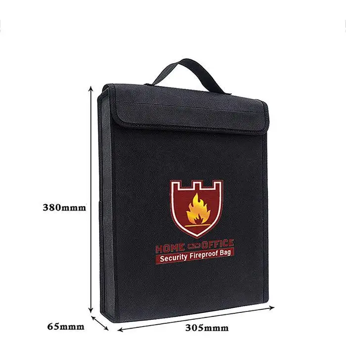 Прочный противопожарный портфель водостойкий пакет для документов канцелярские принадлежности легкий портативный офисный Универсальный