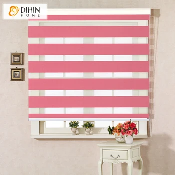 

Free shipping popular zebra blinds double layer roller blinds for room window customized size