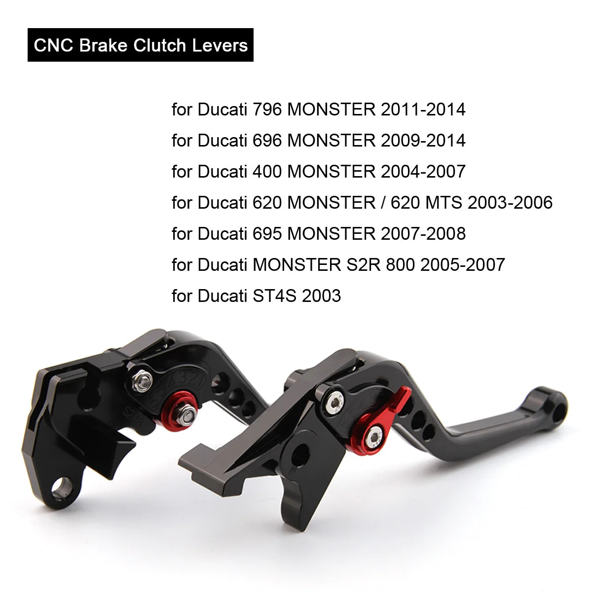 Для Ducati Monste 696 796 620 695 400 Рычаги Тормозная система сцепления MTS S2R 800 ST4S CNC