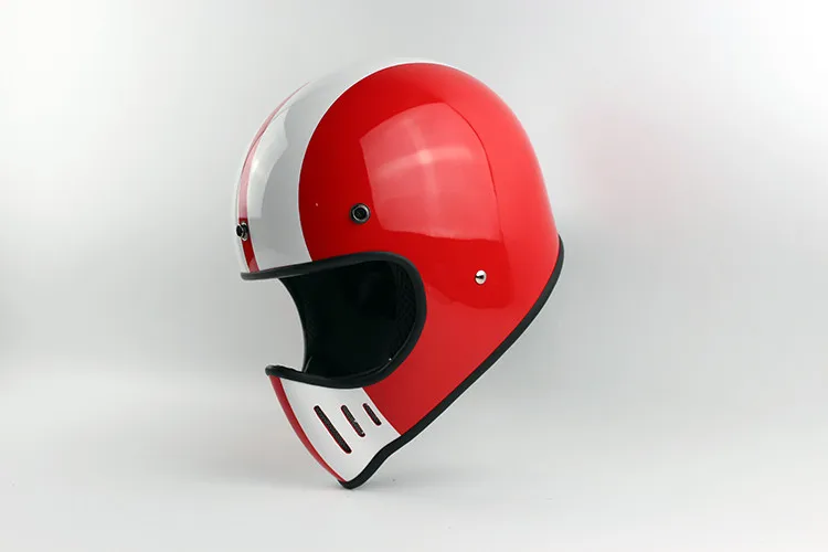 TMC шлем безопасности для мотоцикла черный круиз Spirit Rider Ретро мотокросса шлемы TT& CO Полный лица шлемы стекловолокно