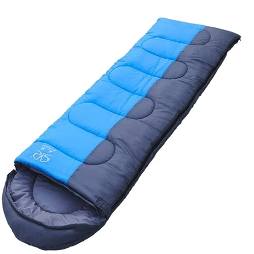 WEST BIKING спальный мешок полый хлопок 1300G 5-15 градусов Цельсия Открытый Кемпинг может быть наращенный спальный мешок для кемпинга взрослый спальный мешок - Цвет: Blue
