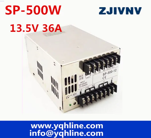 

PFC function high efficiency 500w 13.5v 36A Switching power supply universal AC input SP-500-13.5 OEM available