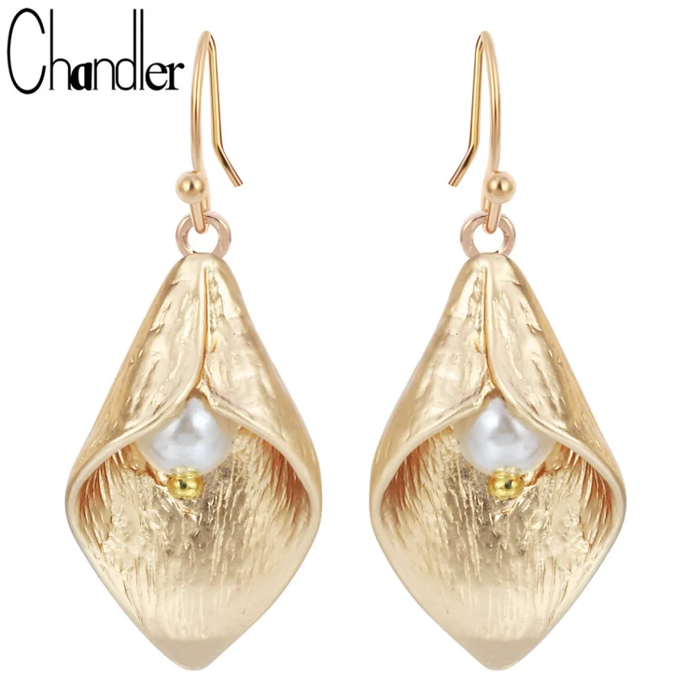 

Long Petunia Lily Flower Drop Earrings For Women Girls Jewelry Earring Female Models Wedding Bridal Bridemaid Gifts Accessaries
