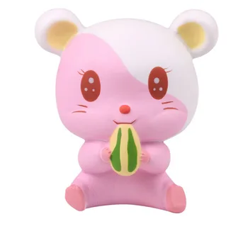 

RCtown Cartoon Soft Simulation Hamster Toy Slow Rising Squishy Stress Relieve Squeeze Toy Funny Kids Gift Toy