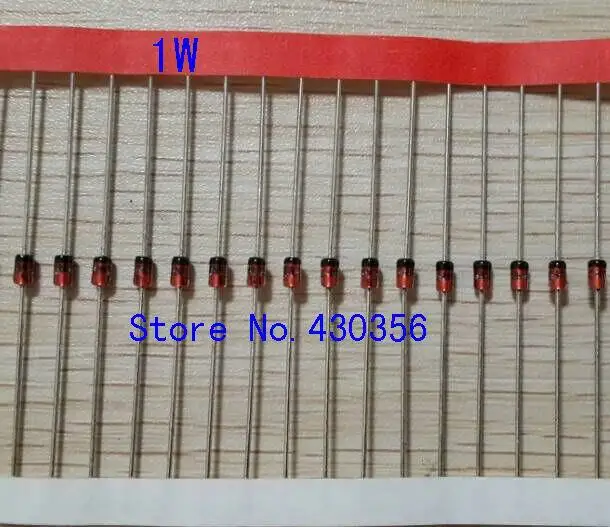 100 шт. 1 Вт туннельный диод DO-35 1N4749A 24V 1N4748A 22В 1N4747A 20V 1N4746A 18V 1N4745A 16V 1N4744A 15V 1N4743A 13V