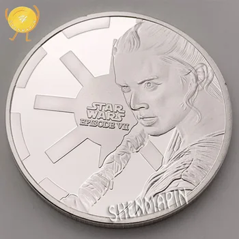 

Star Wars Commemorative Coin Anakin Skywalker and Padme Challenge Clones to Attack Science Fiction Movies Art Coins Collectibles