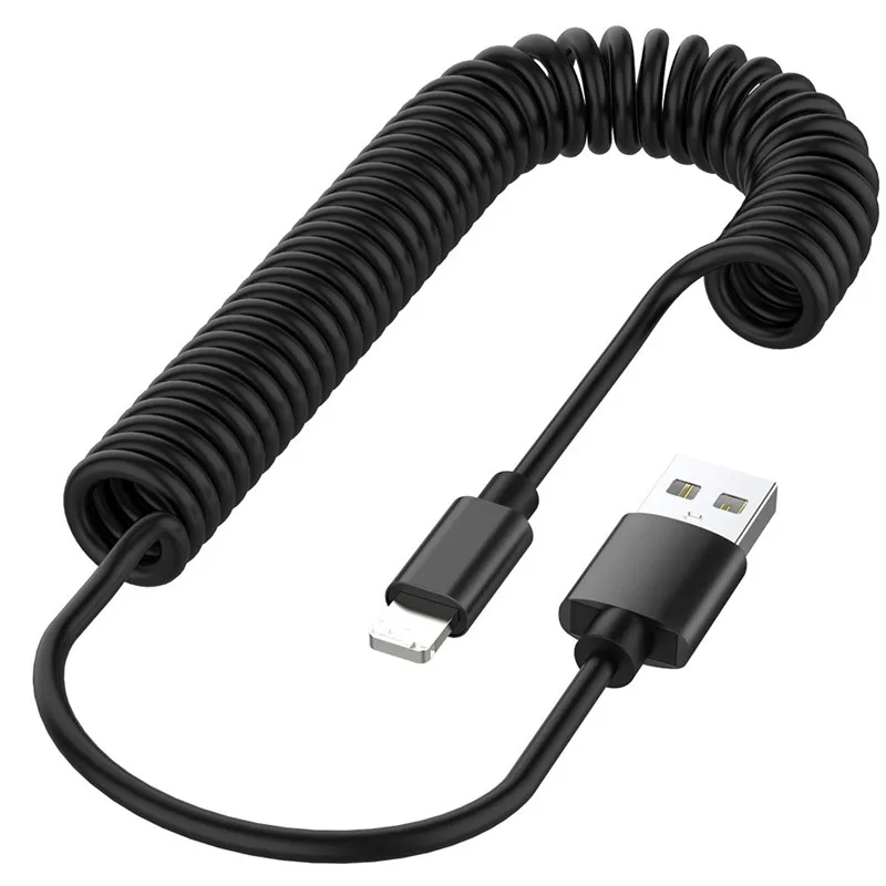 Spring 3A USB Type C/8Pin/Micro USB Cable For Iphone X 7 8 6 Fast
Charging Data Cable for Samsung S8 S9 For Android Mobile Phone