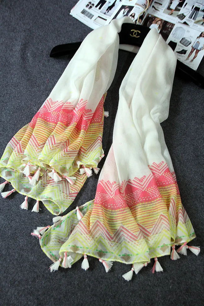 Женский шарф с принтом большой квадратный кисточками новинка 2015|scarf fashion|scarf