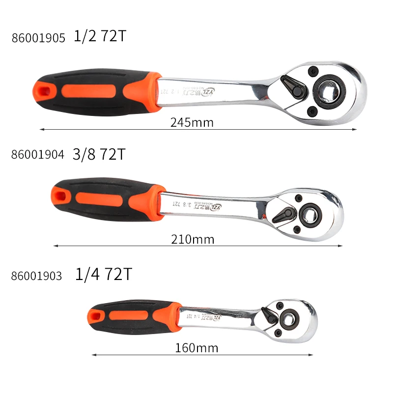 Стальной динамометрический ключ с трещоткой 1/4 &quot3/8&quot 1/2 &quotCr V 72 зубца