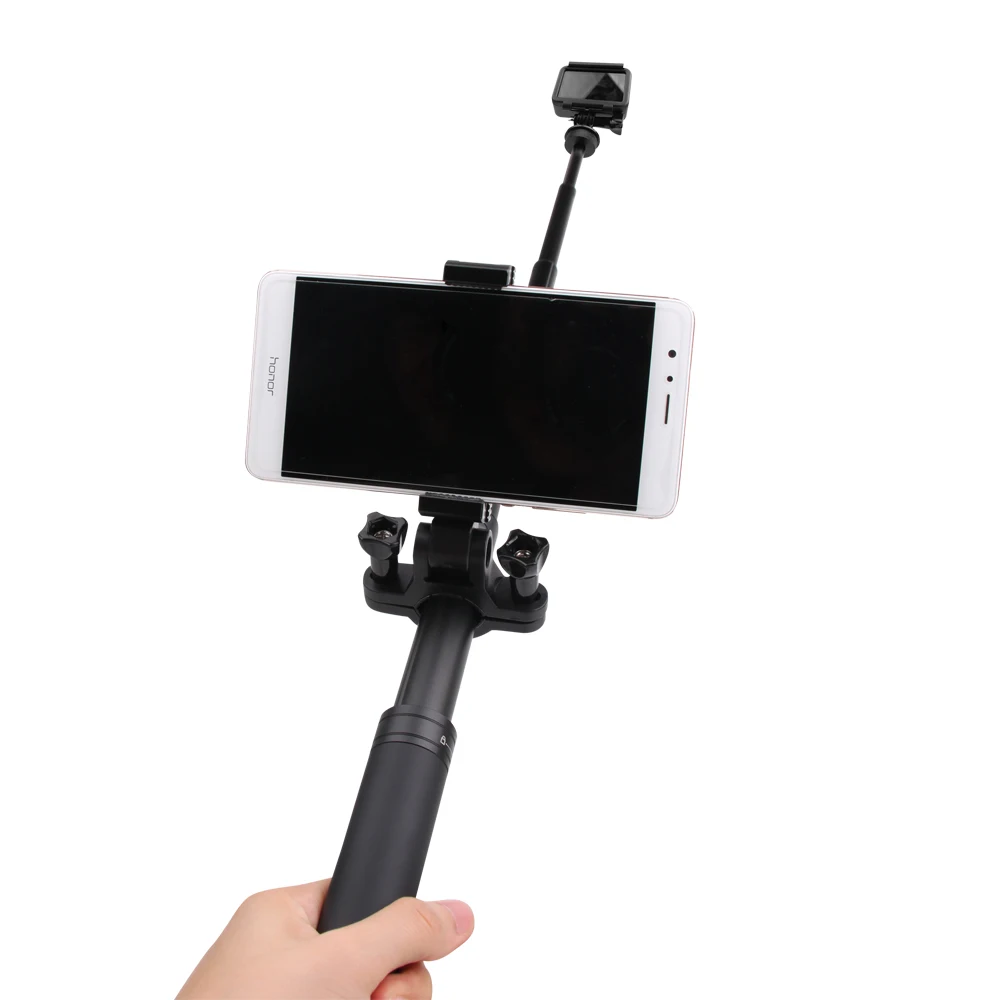 

Smartphone Bracket Selfie Holder Cellphone Support on Extension Rod for OSMO POCKET ACTION GOPRO Sports Cameras