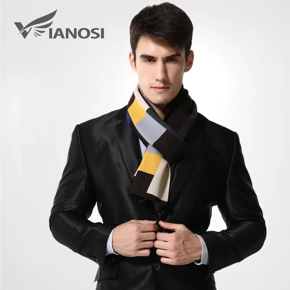Buy [VIANOSI] Newest Design Men Scarf Warm Luxury