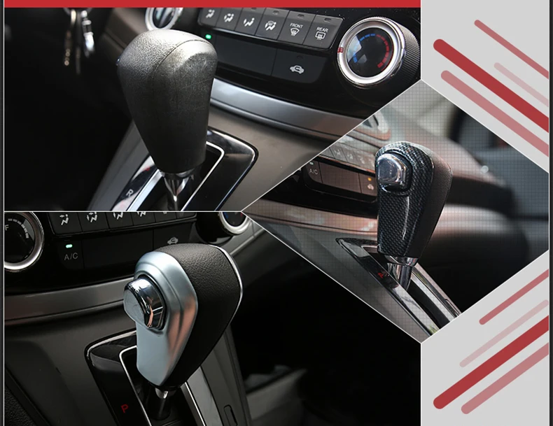 Крышка рычага переключения передач для Honda CRV CR V 2015 2016 отделка блестками