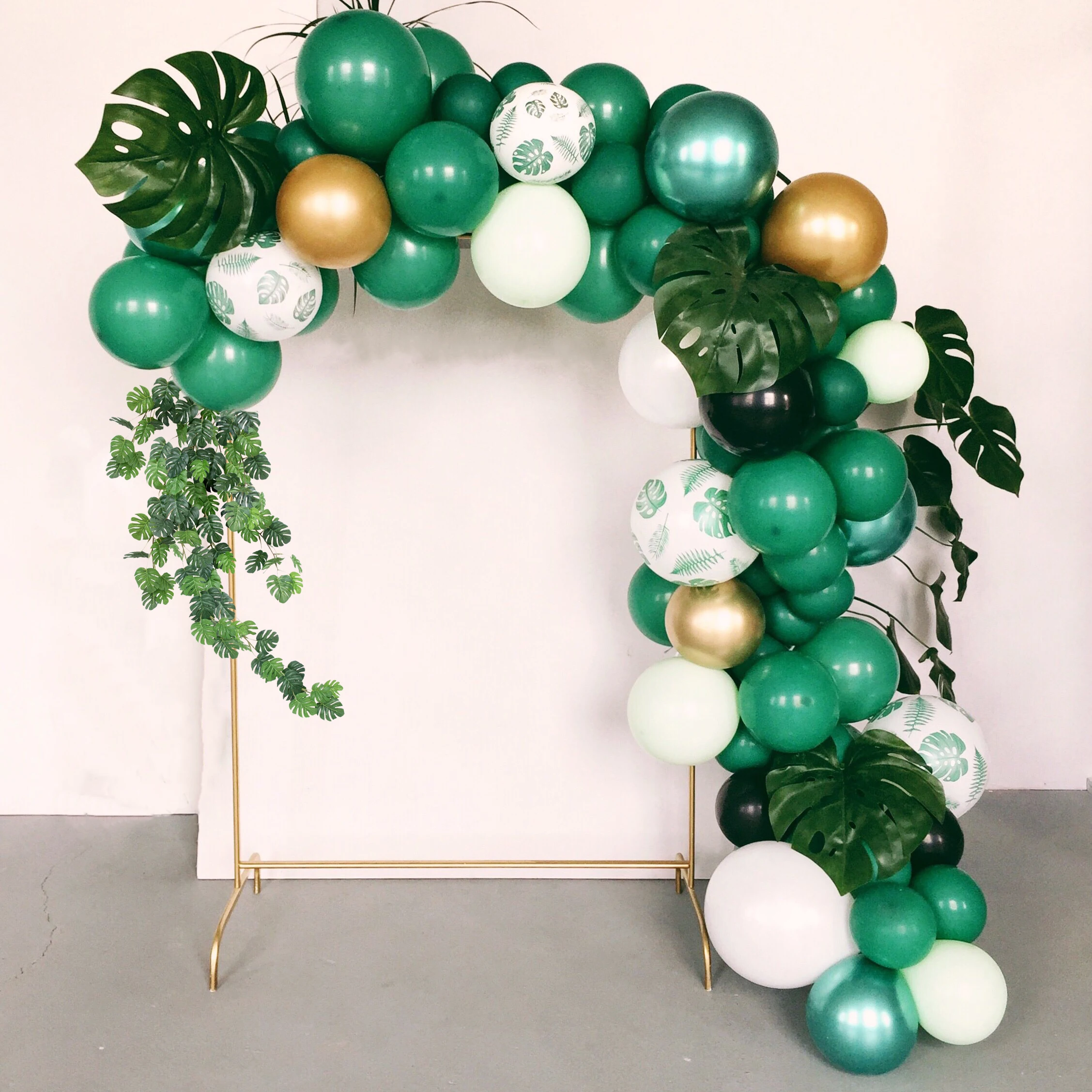 PATIMATE Dark Green Balloons Tropical Forest Birthday Party Decoration Palm Leaf Balloon For Children Jungle Safari Party Decor PATIMATE Dark Green Balloons Tropical Forest Birthday Party Decoration Palm Leaf Balloon For Children Jungle Safari Party Decor